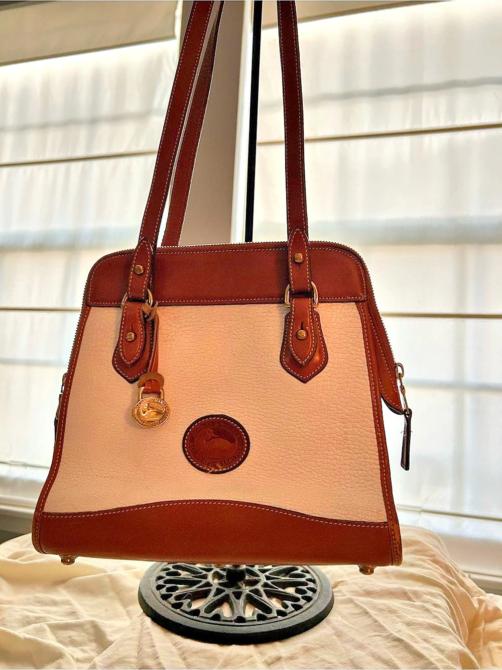 Dooney & Bourke Brown & Tan Shoulder Bag